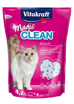 Toda la información sobre la arena de sílice para gatos Vitakraft Magic Clean